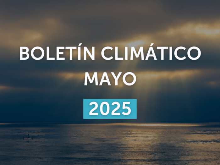 Imagen de portada del boletín climático del mes de mayo de 2025