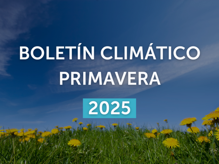 Imagen de portada del boletín climático de la primavera 2025
